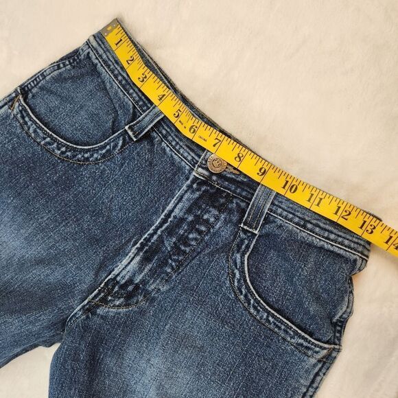 JNCO Kids Blue Jeans with Bulldog Patch - Picture 7 of 13